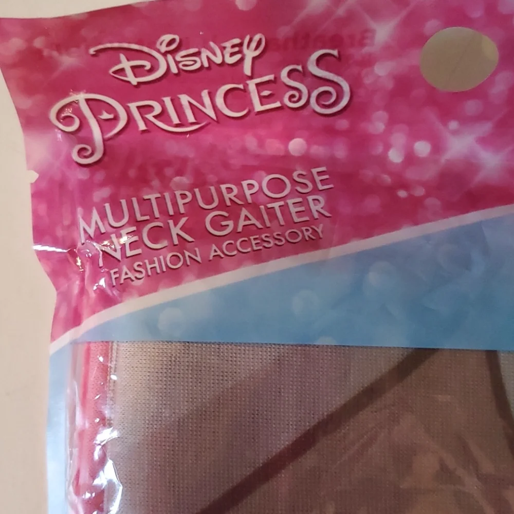 New girl's Disney princess 2 Pk neck gaiters